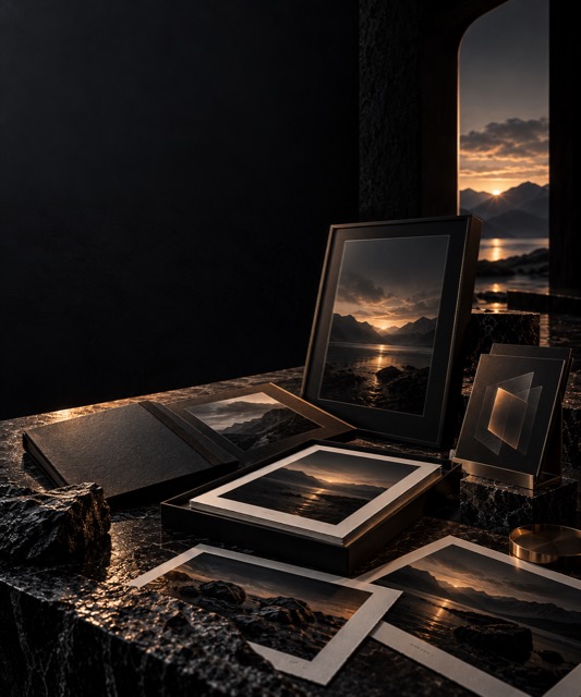 Layered monochrome artwork from the PPRGB visual archive